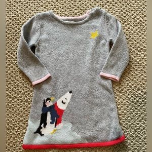 Baby boden sweater dress 12-18mo